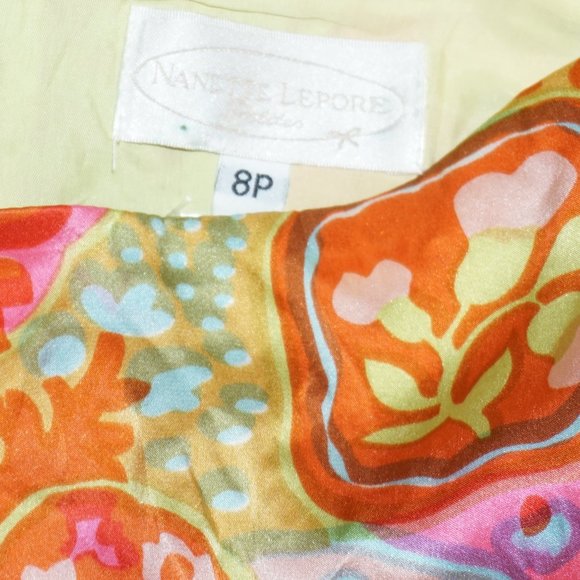Nanette Lepore Size 8 Silk Floral Dress - Picture 3 of 3